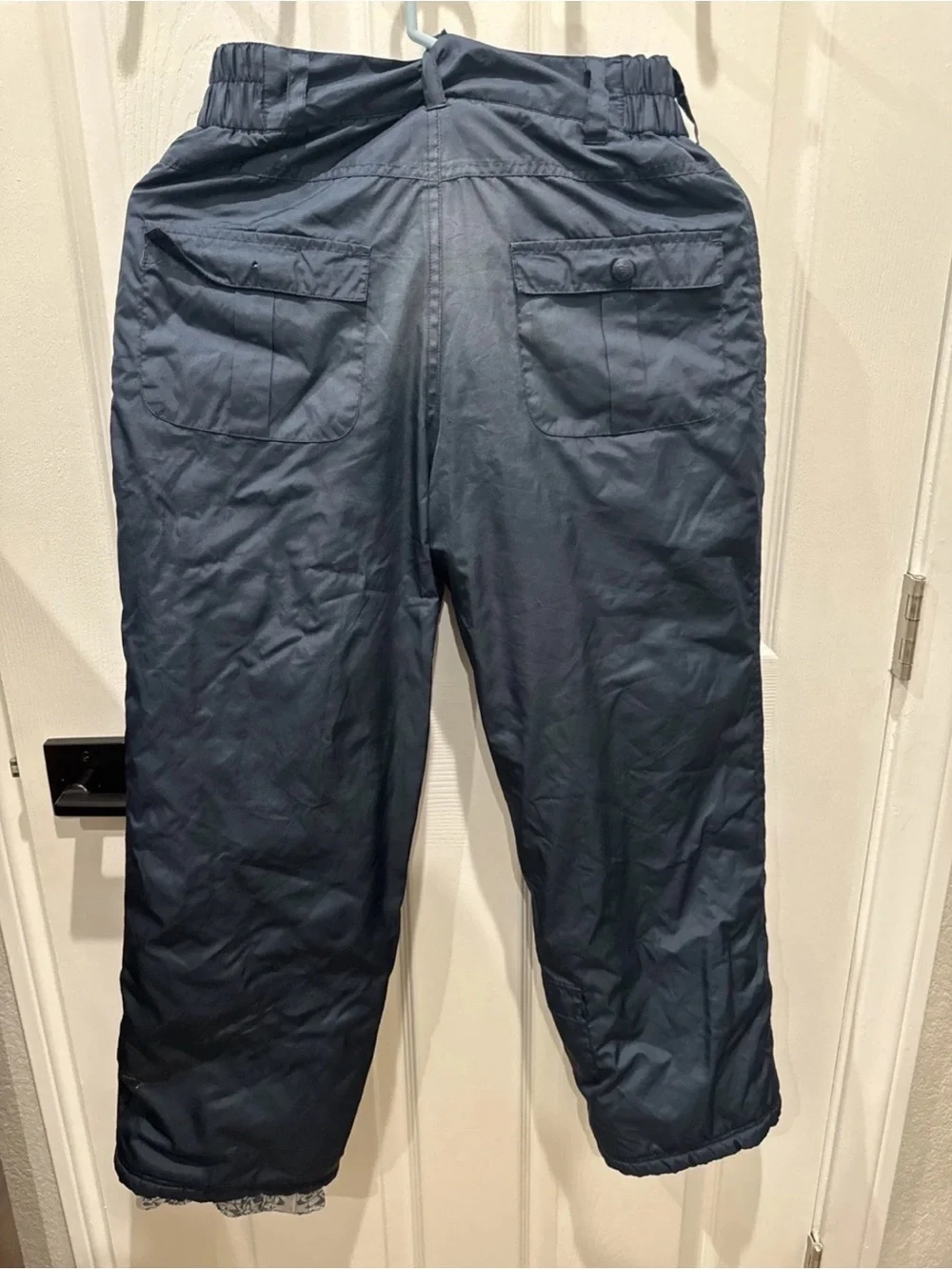 Roxy Girls Snow Pants Large Blue Insulated Ski Snowboard Winter Youth L